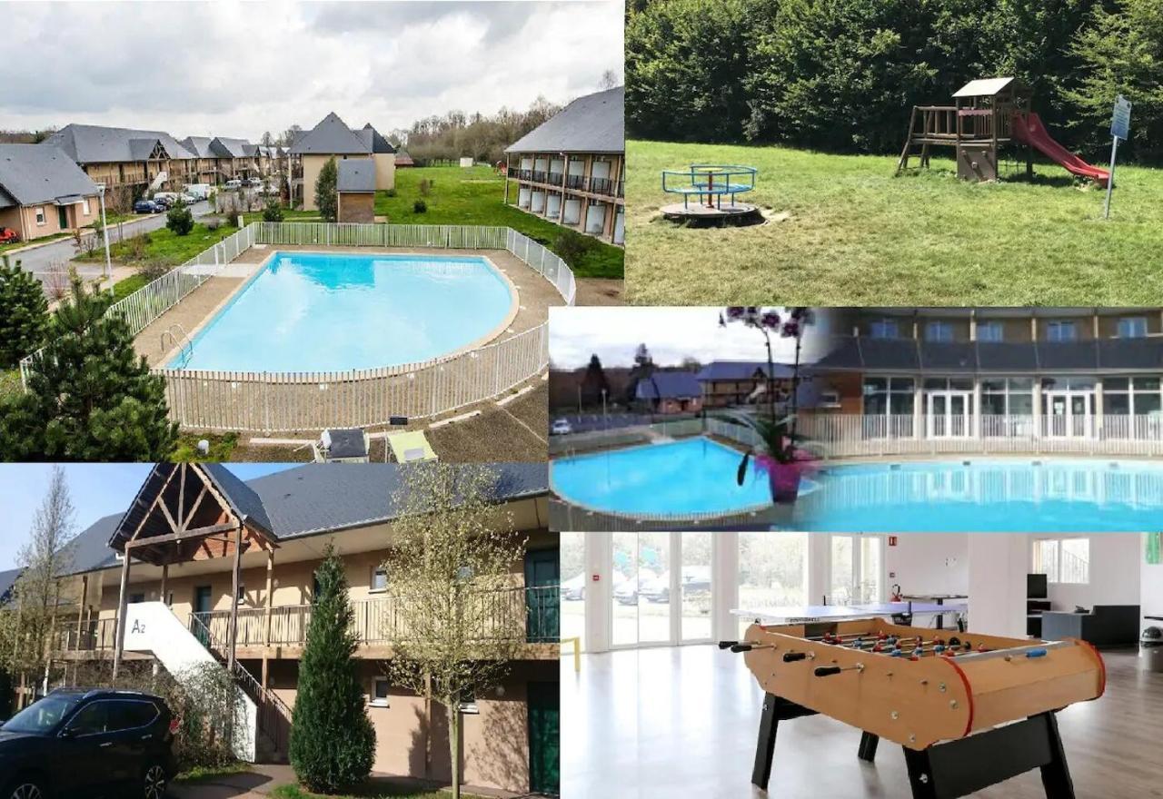 Le Fleur"H"On 11 D'Honfleur, T2 En Residence Avec Piscine, Wifi Et Parking Gratuits Équemauville Exteriér fotografie